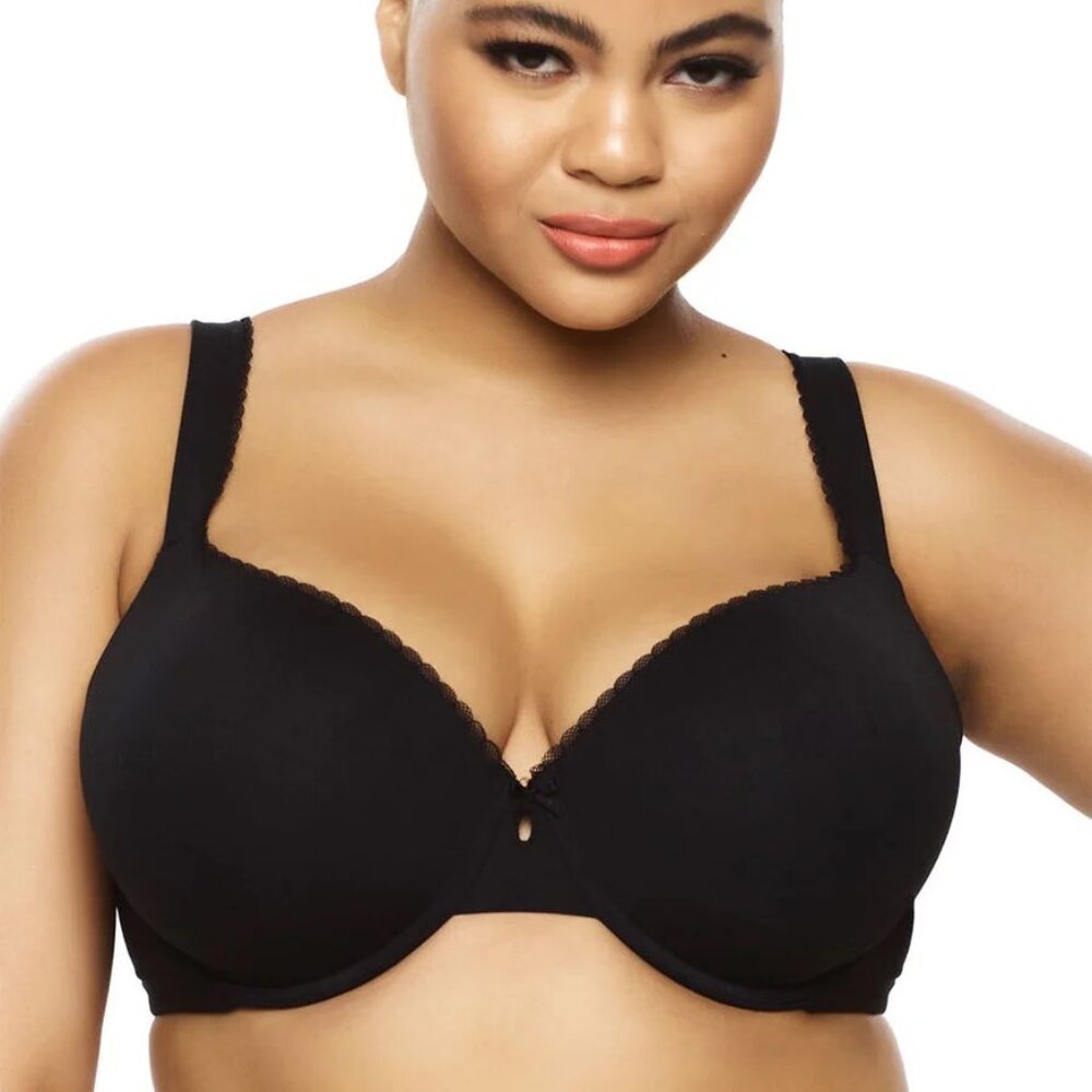 Felina Paramour soft back t-shirt bra in black